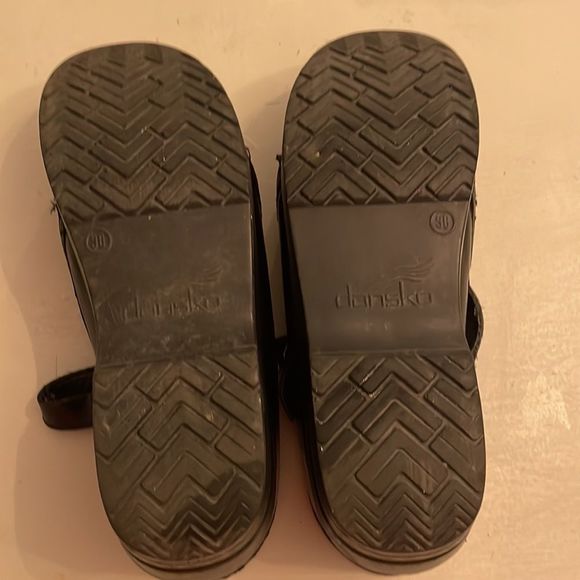 DANSKO Black Leather Mary Jane Clogs 38 - US 8.5. - Picture 6 of 6